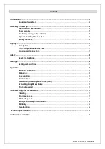 Preview for 2 page of ADE M500020 Series Operating Manual