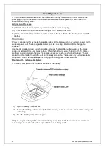 Предварительный просмотр 4 страницы ADE M501660 Operating Manual