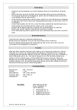 Preview for 4 page of ADE Spezial MZ10038 Operation Manual