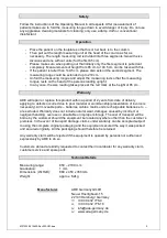 Preview for 6 page of ADE Spezial MZ10038 Operation Manual