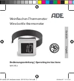 ADE WA 1702 Operating Instructions Manual preview