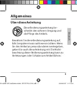 Preview for 3 page of ADE WA 1702 Operating Instructions Manual