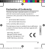 Preview for 27 page of ADE WA 1702 Operating Instructions Manual