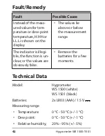 Preview for 42 page of ADE WS 1500 Operating Instructions Manual