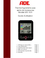 Preview for 25 page of ADE WS 1501 Operating Manual