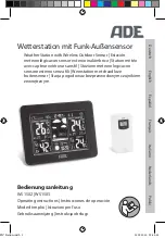 ADE WS 1502 Instruction Manual preview