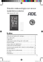 Preview for 33 page of ADE WS 1600 Quick Manual