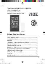 Preview for 49 page of ADE WS 1600 Quick Manual