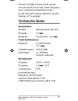 Preview for 15 page of ADE WS 1601 Quick Manual