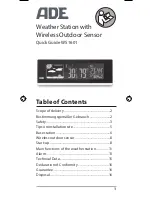 Preview for 17 page of ADE WS 1601 Quick Manual