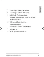 Preview for 13 page of ADE WS 1700 Operating Instructions Manual