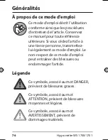 Preview for 76 page of ADE WS 1700 Operating Instructions Manual