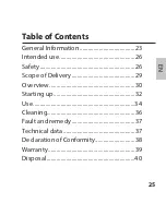 Предварительный просмотр 25 страницы ADE WS 1832 Operating Manual