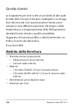 Preview for 176 page of ADE WS 1911 Operating Instructions Manual