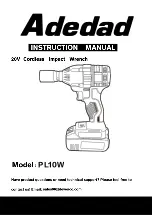 Adedad PL10W Instruction Manual предпросмотр