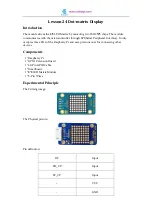 Предварительный просмотр 94 страницы ADEEPT Ultimate Sensor Kit for Raspberry Pi Manual