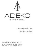 Preview for 1 page of Adeko DM Assembly Instruction Manual