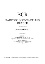 Preview for 1 page of Adel BCR User Manual