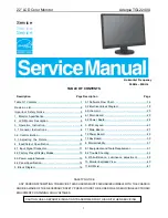 Adelpia TGL2240A Service Manual preview