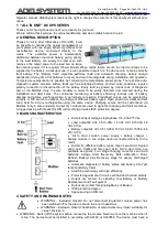 ADELSYSTEM ALL IN ONE CBI Series Operator'S Manual preview