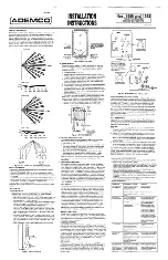 Предварительный просмотр 1 страницы ADEMCO 1992 Installation Instructions Manual