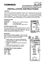 ADEMCO 5716 Installation Instructions предпросмотр