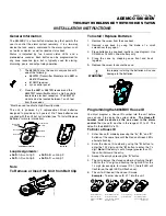 Предварительный просмотр 1 страницы ADEMCO 5804BDV Installation Instructions