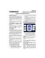 ADEMCO 5805-4 Installation Instructions предпросмотр