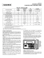 Preview for 1 page of ADEMCO 6137 Installation Manual