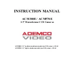 ADEMCO ACM380E Instruction Manual предпросмотр