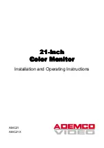 ADEMCO AMC21 Installation And Operating Instructions Manual preview