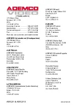 Preview for 20 page of ADEMCO AMC21 Installation And Operating Instructions Manual