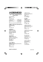 Предварительный просмотр 20 страницы ADEMCO AMM20 Installation And Operating Instructions Manual