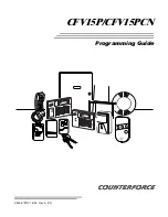 Предварительный просмотр 1 страницы ADEMCO Counterforce CFV15P Programming Manual