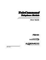 ADEMCO TeleCommand User Manual предпросмотр