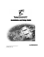 ADEMCO TeleSmart Installation And Setup Manual предпросмотр