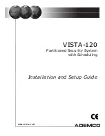 Предварительный просмотр 1 страницы ADEMCO VISTA-120 Installation And Setup Manual