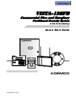 Preview for 1 page of ADEMCO Vista-128FB  Quick Start Manual