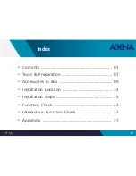 Preview for 2 page of Adena AREC AM-600 Installation Manual