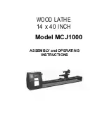 Предварительный просмотр 1 страницы ADENDORFF MCJ1000 Assembly And Operating Manual