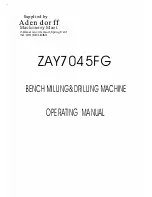 Предварительный просмотр 1 страницы ADENDORFF ZAY7045FG Operating Manual