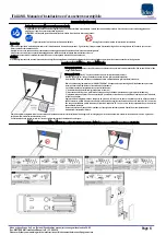 Предварительный просмотр 6 страницы ADEO SCREEN MULTIFORMAT Installation And Operation Manual