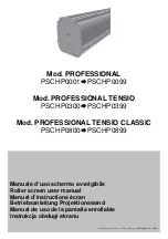 ADEO SCREEN PROFESSIONAL PSCHP0001 User Manual preview