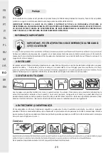 Предварительный просмотр 25 страницы ADEO Services 3276007102833 Assembly, Use, Maintenance Manual