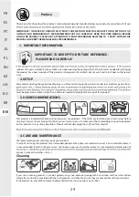 Предварительный просмотр 29 страницы ADEO Services 3276007102833 Assembly, Use, Maintenance Manual