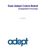 adept technology Cobra Dual Configuration Procedure preview