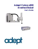 adept technology Cobra s800 User Manual preview
