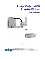 Preview for 3 page of adept technology Cobra s800 User Manual