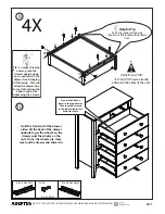 Предварительный просмотр 9 страницы adeptus 77248 Espresso Finish Assembly Instructions Manual