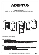 Preview for 10 page of adeptus 88030 Assembly Instructions Manual